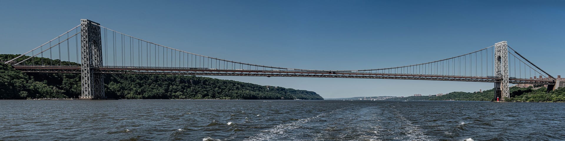 Panorama of the George Washington bridge