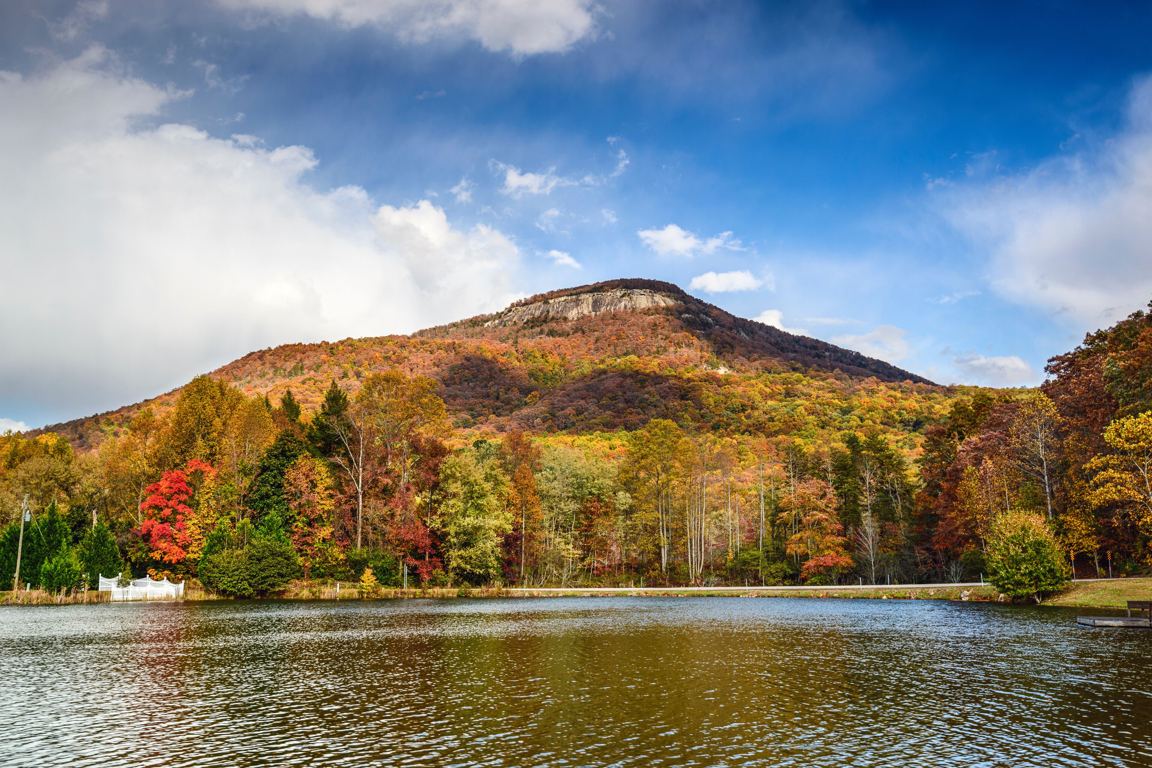Yonah Mountain, Georgia in the Fall Season