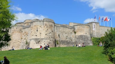 Caen featuring chateau or palace and heritage architecture