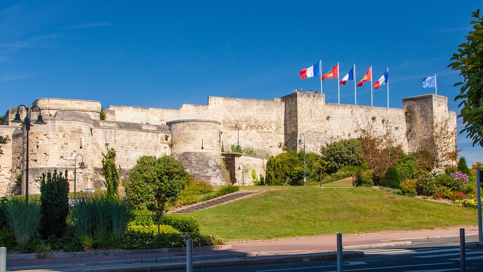 Chateau in Caen in der Normandie in Frankreich
