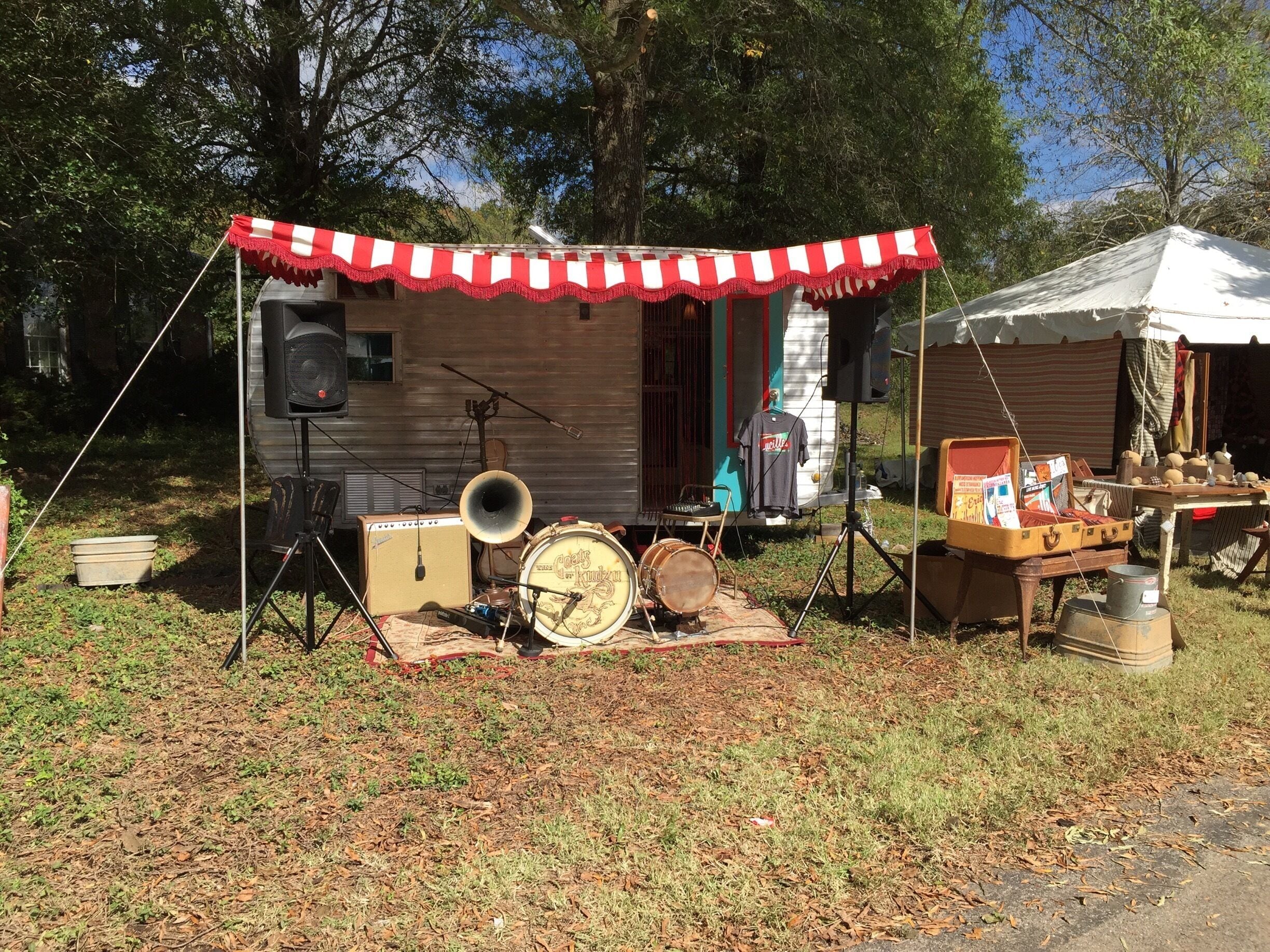 Great annual event City Farm House just outside of Franklin. Vintage, shabby chic and industrial-type  home decor as well as accessories, clothing and live music. 