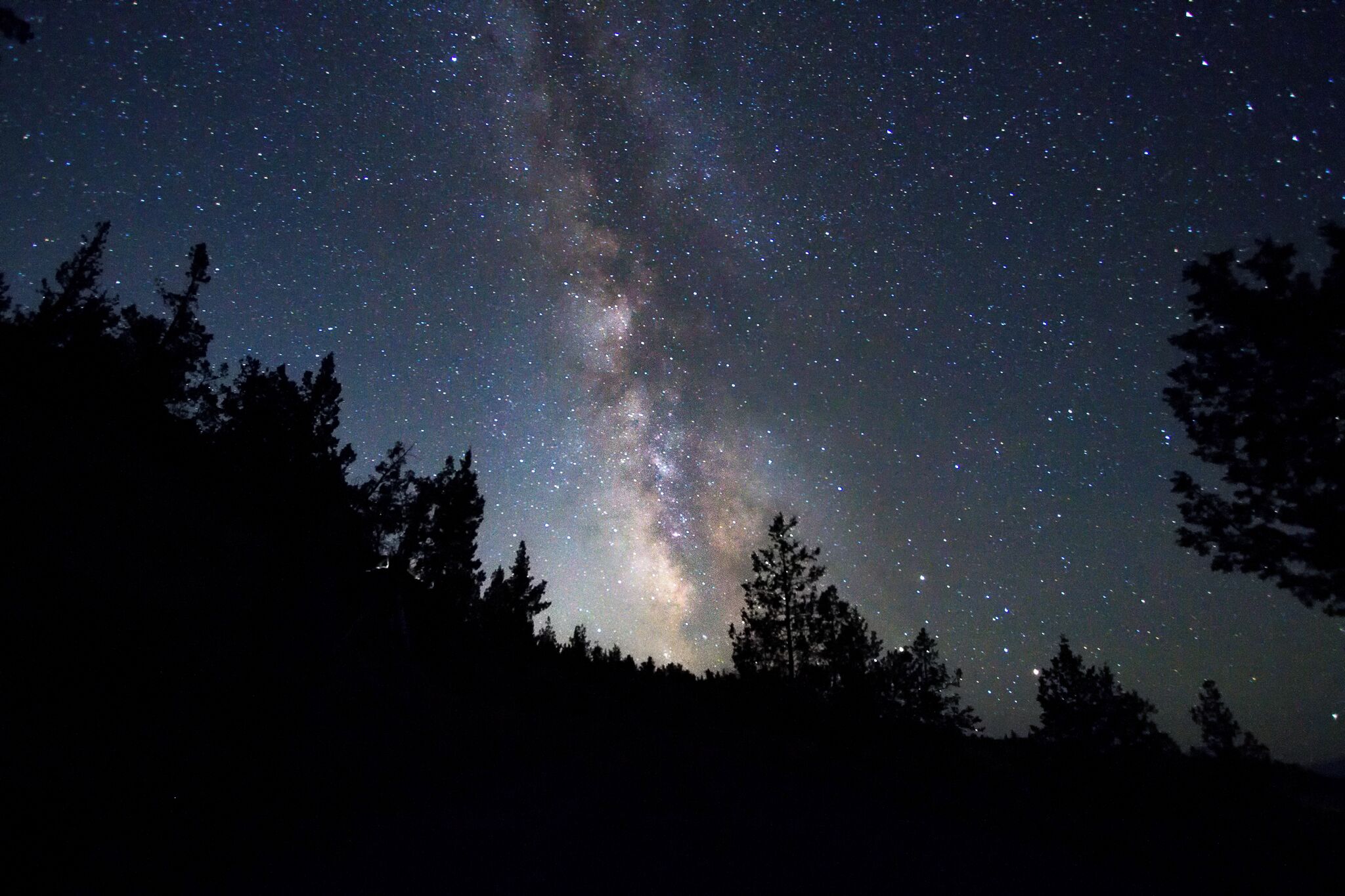 Missing those warm summer night in Oregon. My light led through the darkness. 
#endlesssummer #travel #roadtrip #milkyway #stars #astrophotography #colorful #oregon 