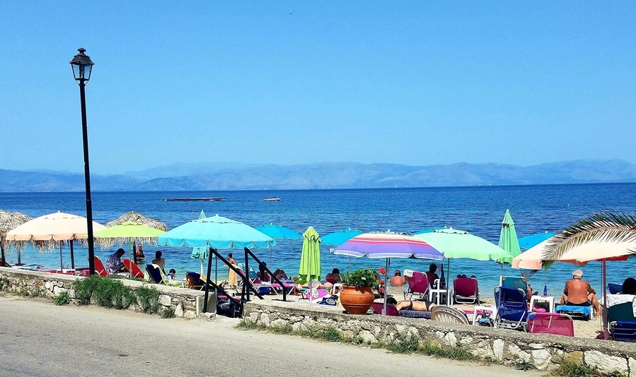 Benitses is a lovely, friendly little town just south of Corfu Town on the eastern shore of Corfu. The beaches here aren't sandy (head to the western side of the island for that) but the water is clear and cool and just right for swimming and snorkeling.
#BeachBound