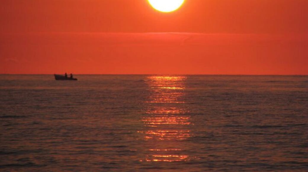 #GoldenHour Sitting at one of many great beachside restaurants and seeing views like this every night. Can't get better than that...