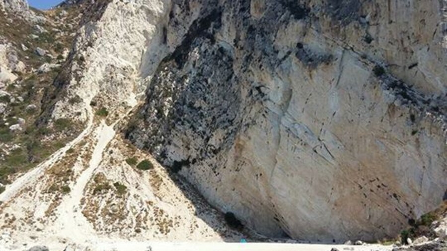 Imaginary uncontaminated beach where Ulysses landed