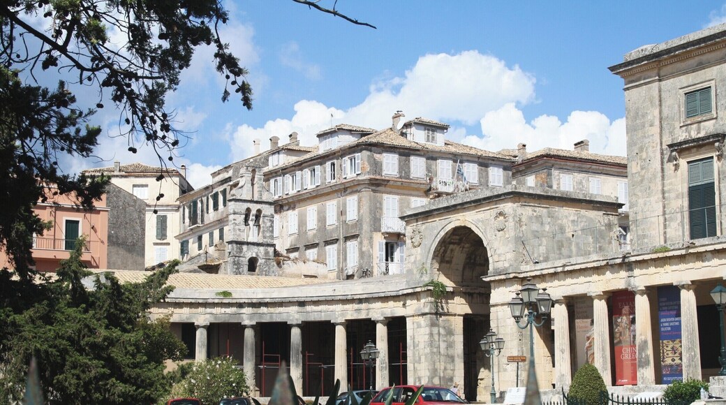 Old buildings of Corfu Town