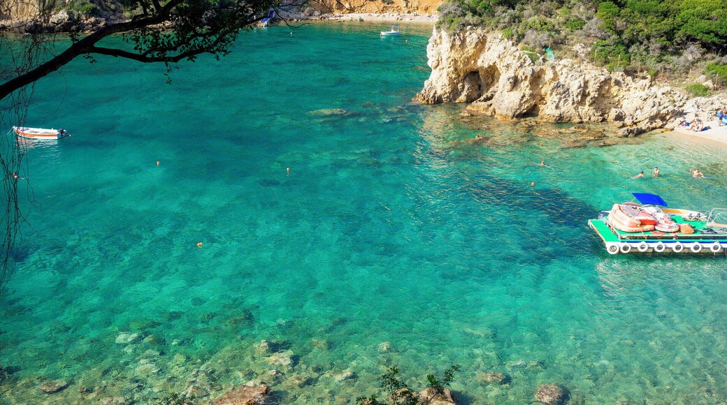The color of the water is breathtaking,so beautiful and clear.LOVE GREECE