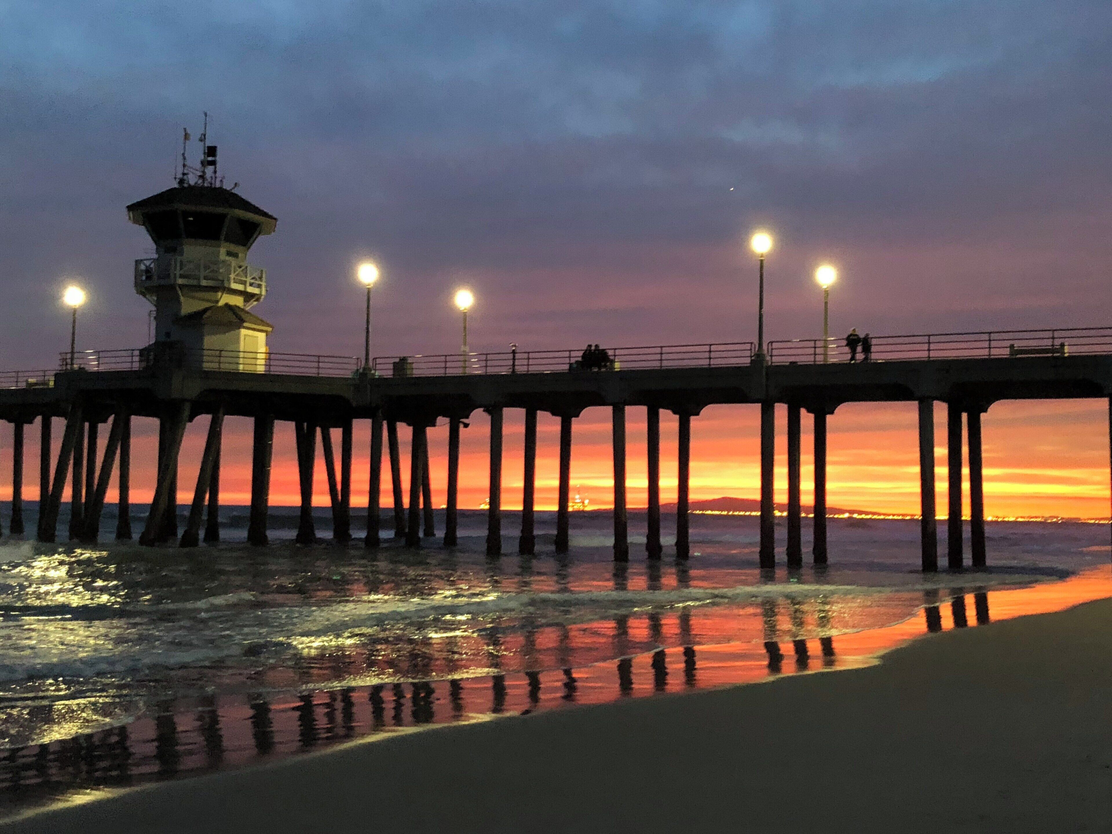 South side of Huntington Beach pier at sunset always makes for a great shot. #outdoors #trovember