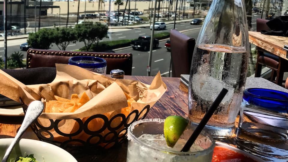 Love the food and view!