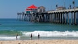 A pier with a red roof and a sign reading "Ruby's".
