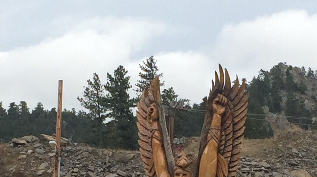 Great chainsaw art in Keystone South Dakota
