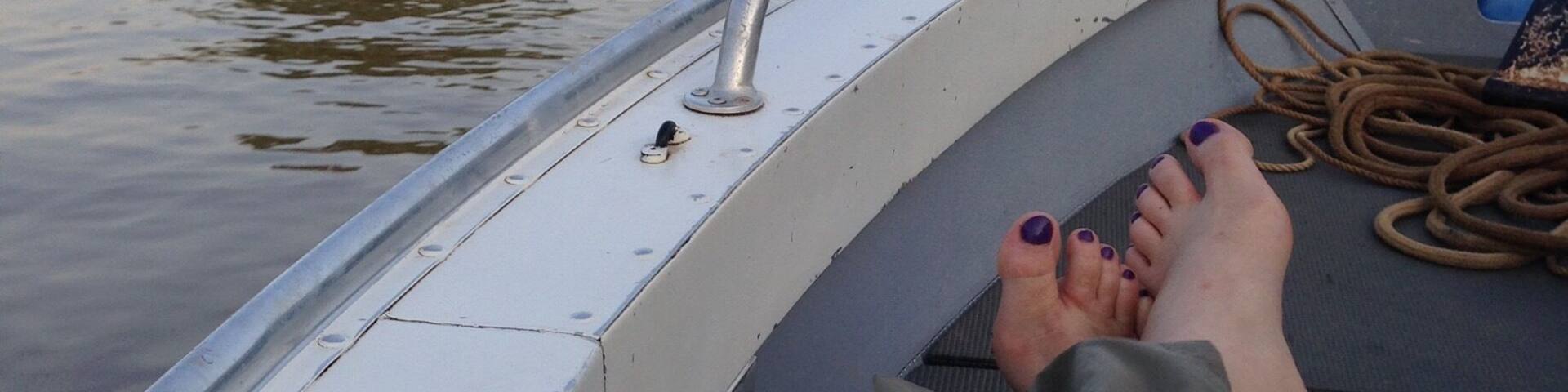 Boat tours on the river looking for jaguars in the Pantanal of Brazil