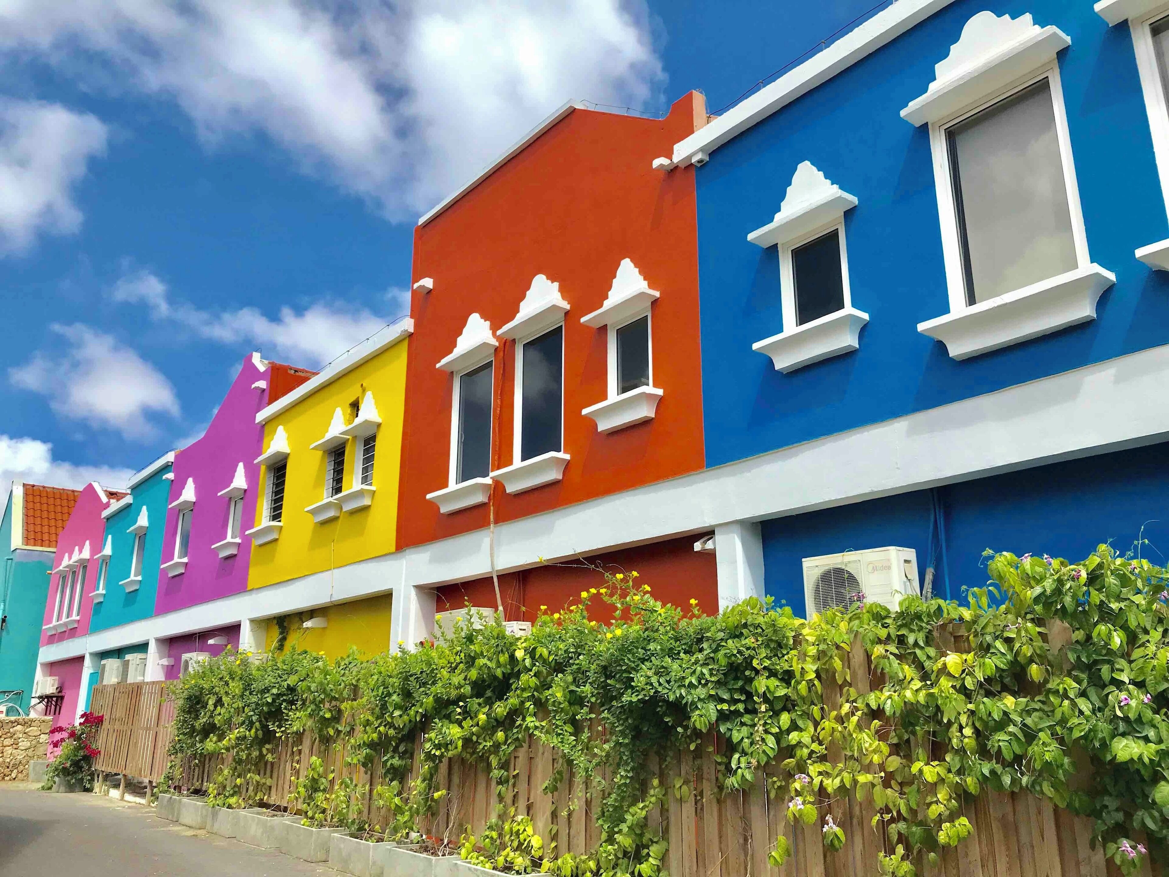 They love their colors on the houses here in #Bonaire 
#Perspectives #NetherlandsAntilles