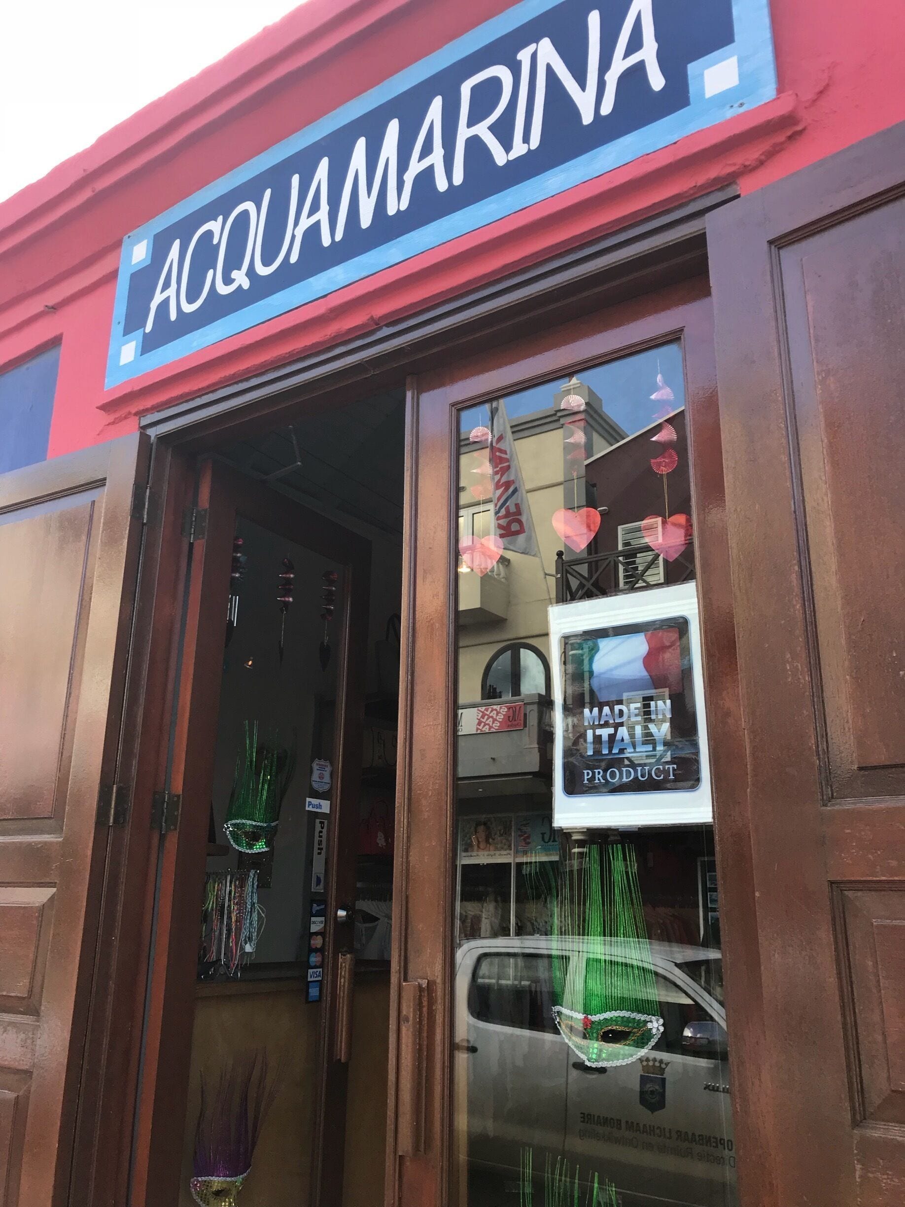 You can actually find Italian clothes in downtown 