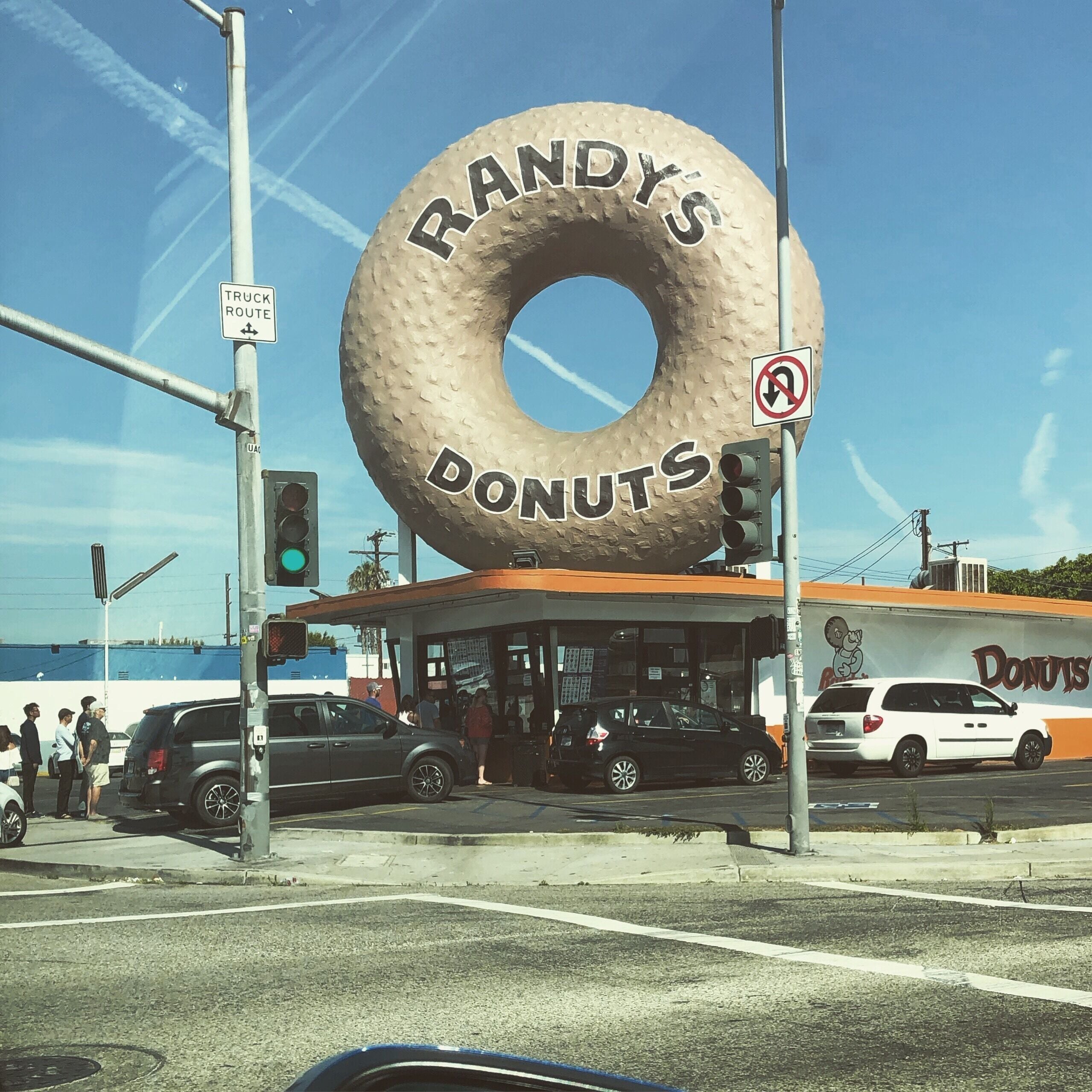Next to the LAX airport is an iconic scene from Ironman.