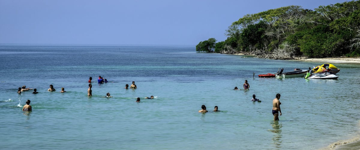 Islas del Rosario, Isla del Encanto, a tropical resort near Cartagena, Colombia.