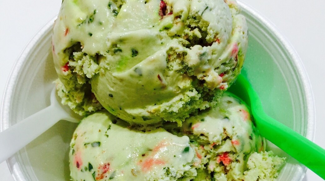 #FoodieFinds
Kwality Ice Creams from India have the most amazing flavours of ice creams - this one is a hot favourite Paan Ice Cream with bits of betel leaves, rose essence, and all sorts of goodness! Betel is great for digestion and the other mouth freshners burst tons of flavours in every spoonful! Their cassata is to die for!