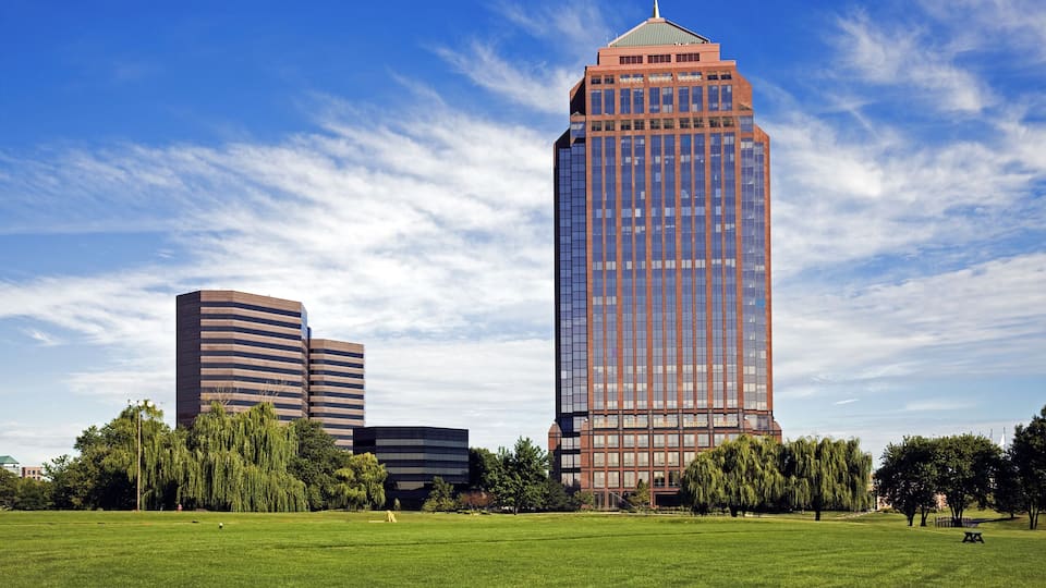 Golf Course in front of skyscrapers - Itasca, Illinois.; Shutterstock ID 186886142