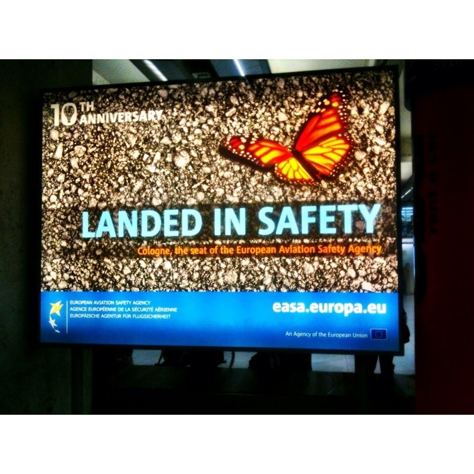 Airport in Cologne, Germany.