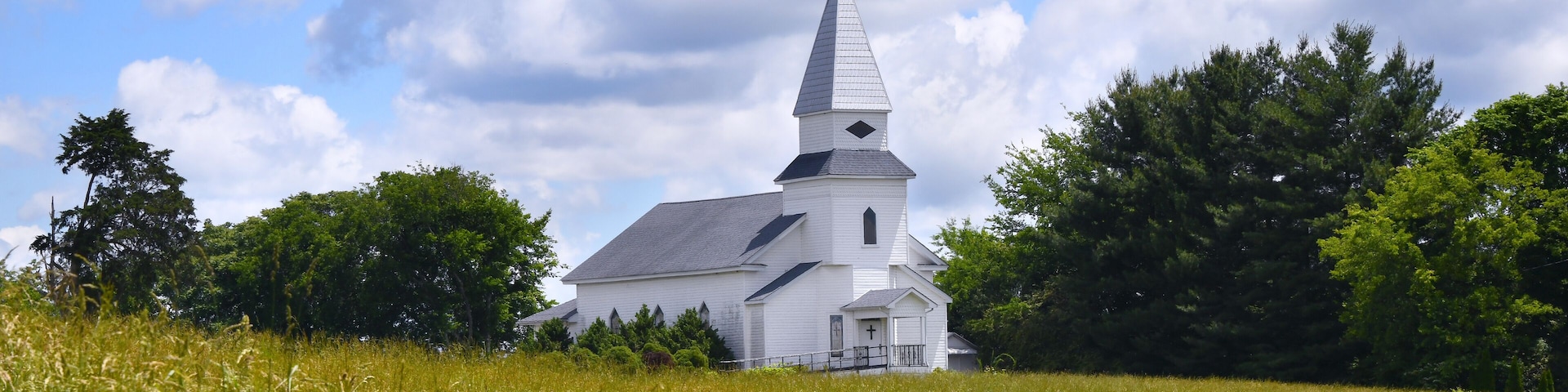 Country Church With Tin Steeple