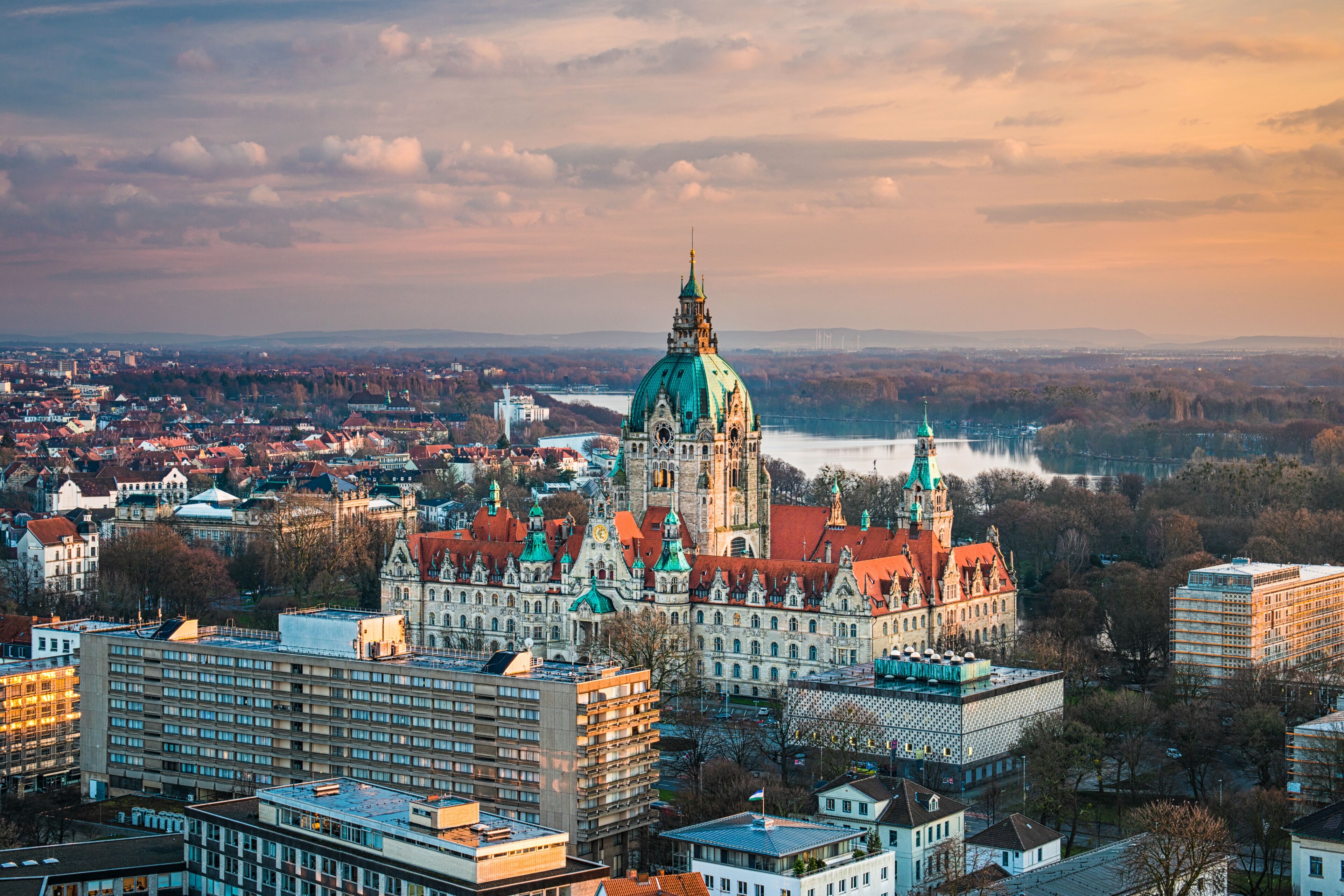 Rathaus in Hannover, Deutschland