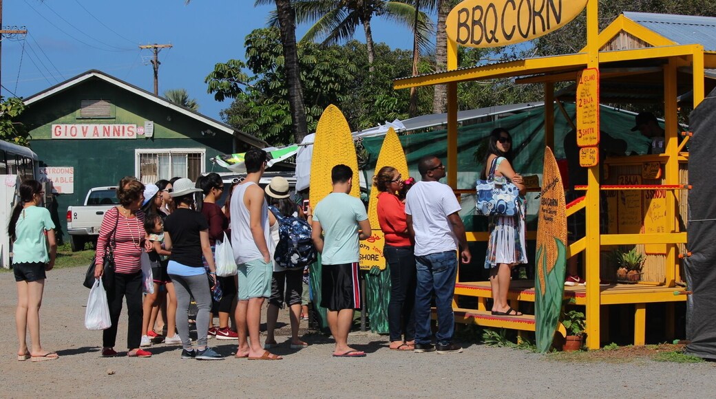 It's the BBQ Corn Stand beside Giovanni's. We got the Baja Style which we got to go to show at Waimea Bay after hours of swimming.
http://forweownthesky.tumblr.com/post/110580170022/i-was-in-the-kahuku-area-in-oahu-island-of-hawaii