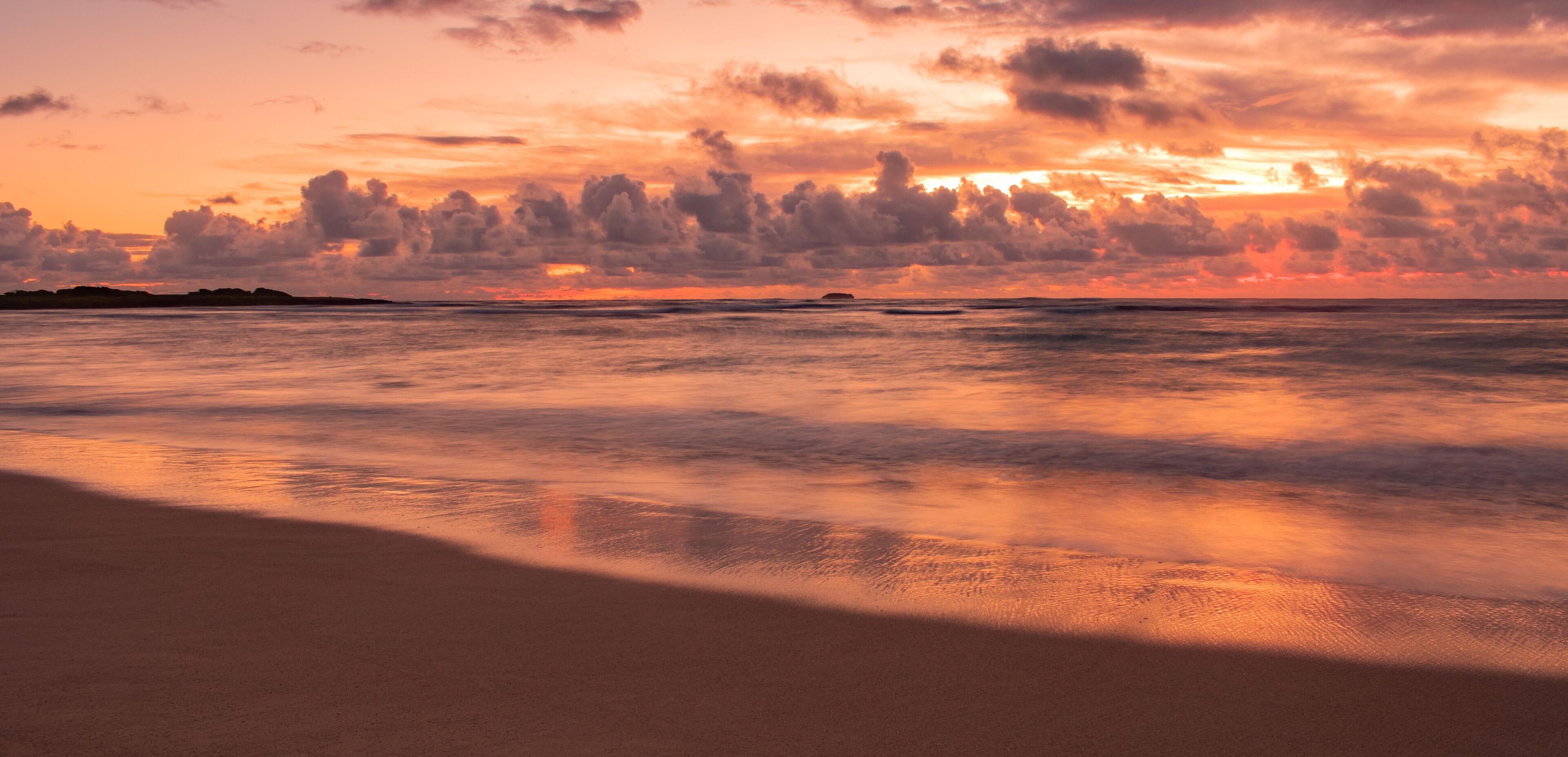 Colorful Tropical Island Sunrise 