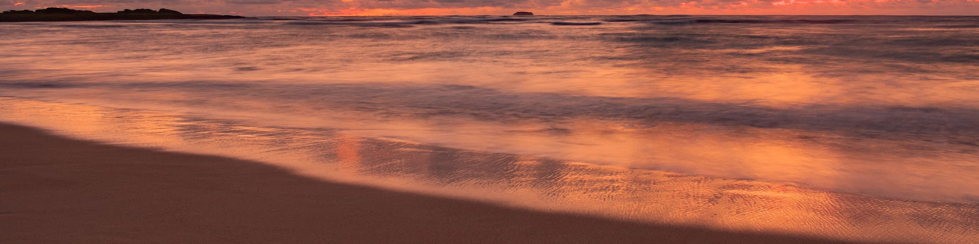 Colorful Tropical Island Sunrise