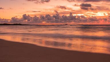 Colorful Tropical Island Sunrise
