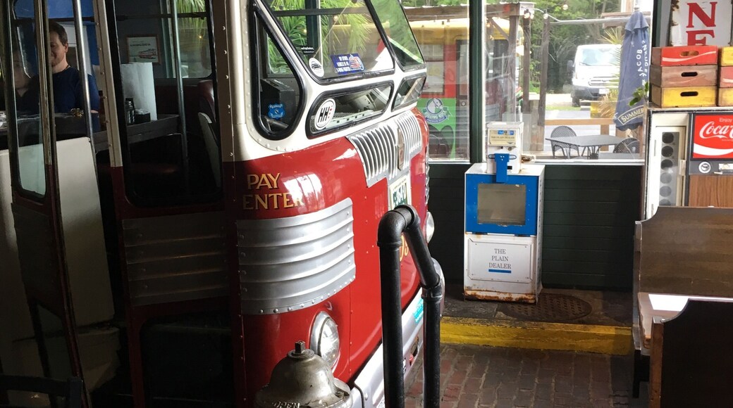 Mike’s Place in Kent Ohio. Has a full size bus as part of the diner. Eat inside a bus or at the bus stop! Lots to see in here!! If you are in Kent, come hungry for food and vintage!
#culturephotocontest