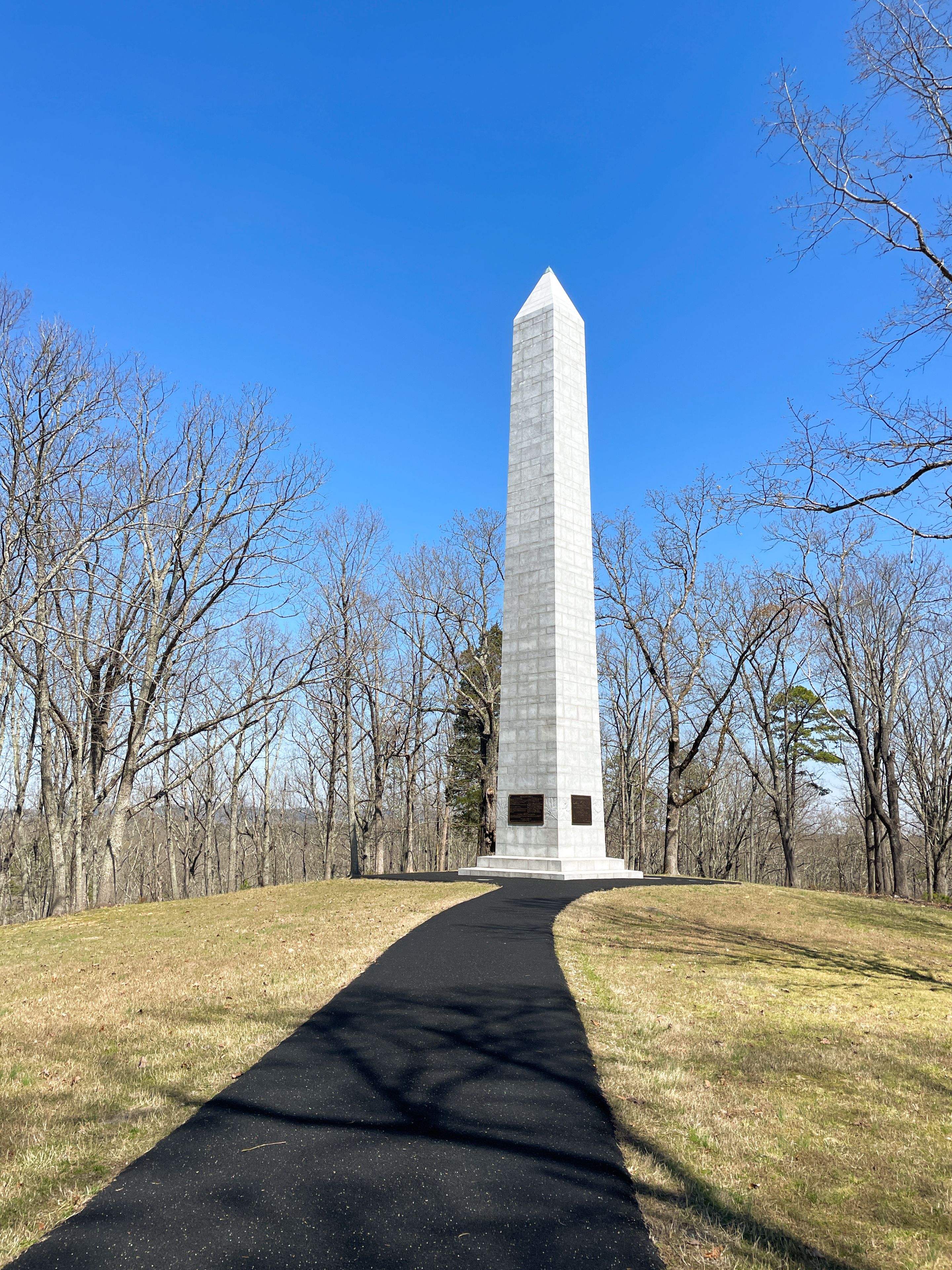 US Monument in Kings Mountain National Military Park