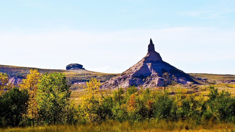 USA, Nebraska, Kimball, Chimney Rock, National, Historic Site