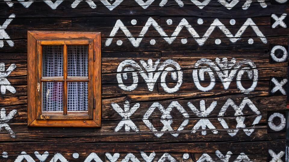 Cicmany village Slovakia