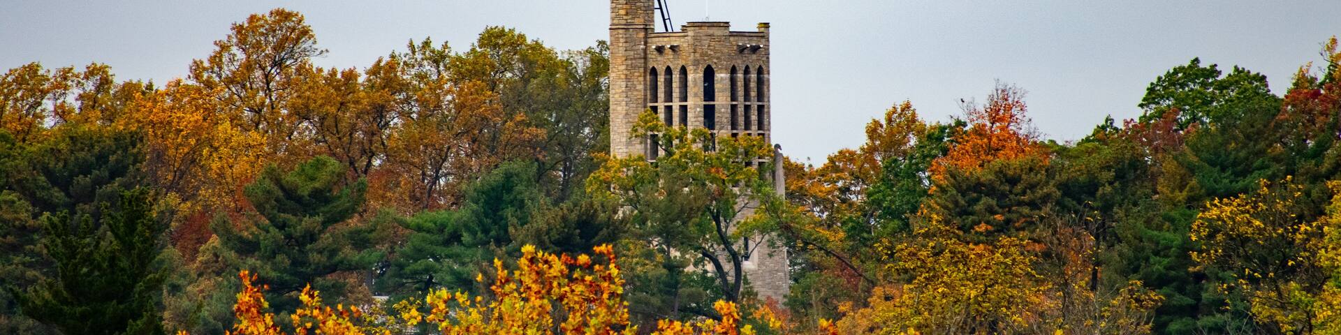 The Tower of the Washington Memorial Chapel at the Valley Forge National Historical Park