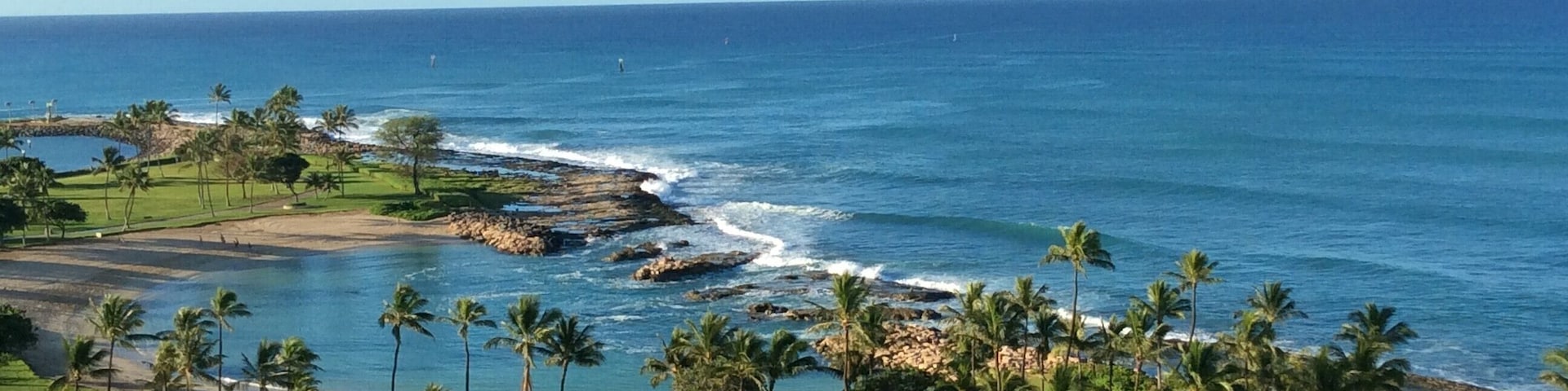 View from the room on a beautiful clear day