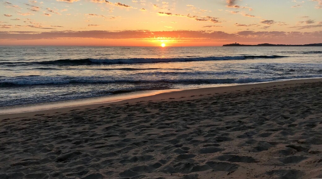 A beautiful sunset in Half Moon Bay