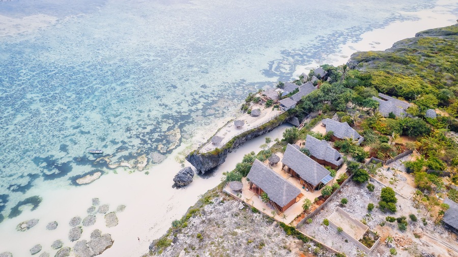 Experience the breathtaking view of Mtende Beach in Zanzibar, Tanzania, and enjoy a relaxing day by the ocean. The beach view will take your breath away and create unforgettable memories of your time