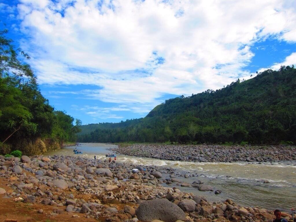 Surviving the rapids at Cagayan's river rafting adventures.