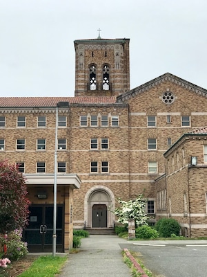 The monastery is an interesting building.