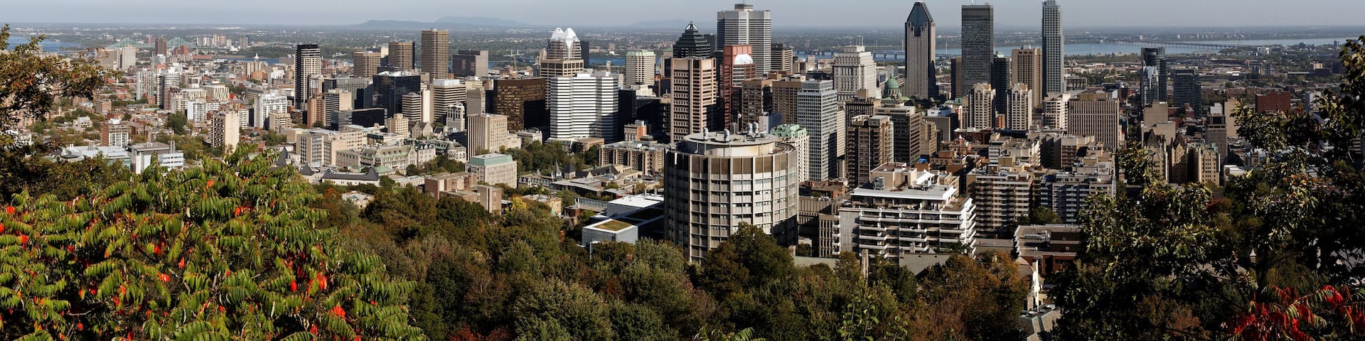 Panoramic Skyline of Montreal Quebec