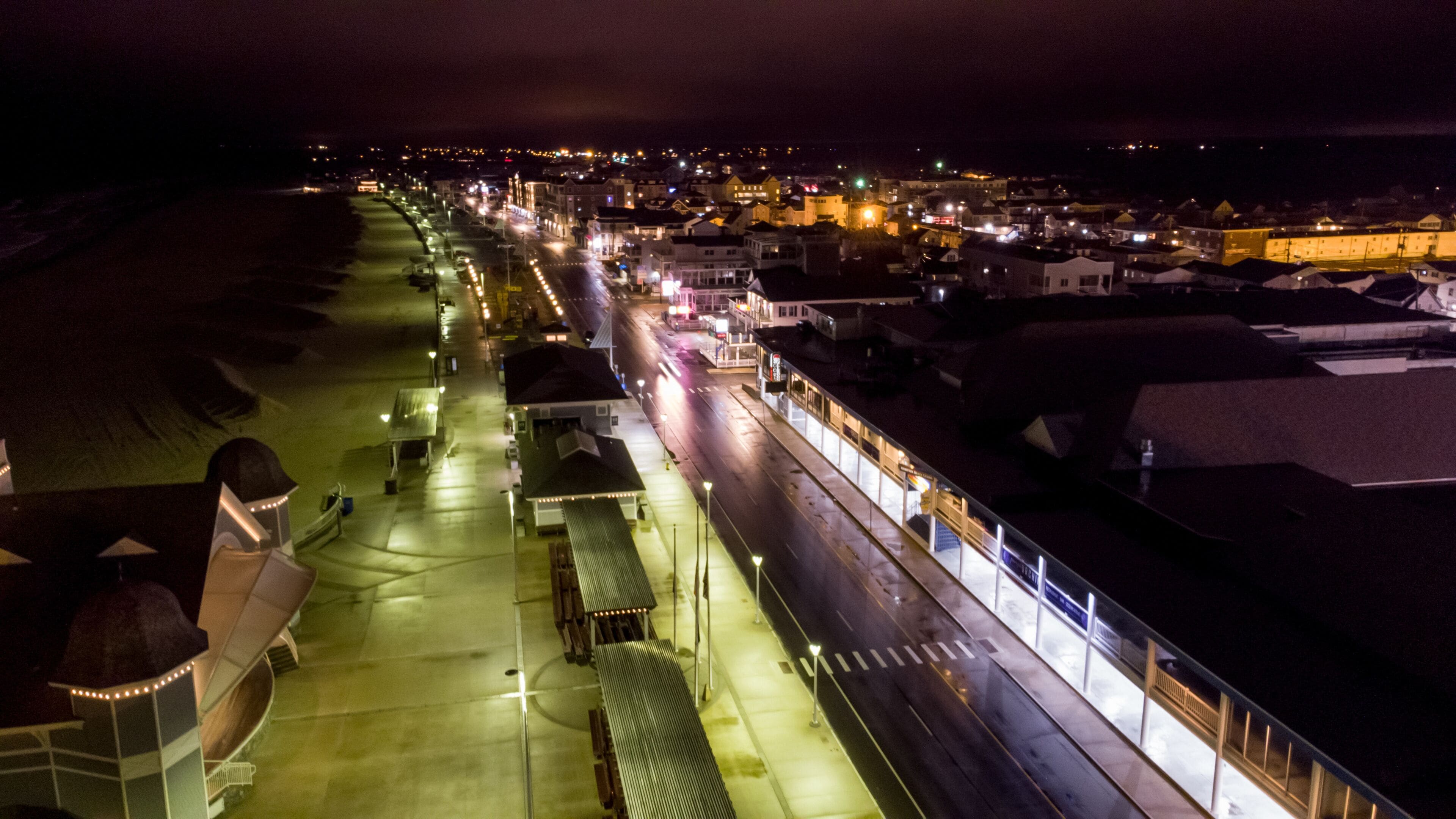 Hampton New Hampshire night photo