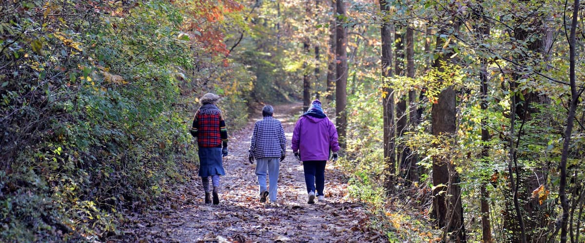 Three of the most important people in my life . From the left My step mom, my mom, and my wife. This was on a walk through Reflection Riding Arboretum & Nature Center in Chattanooga this past weekend. I was lagging behind and thinking of my father.