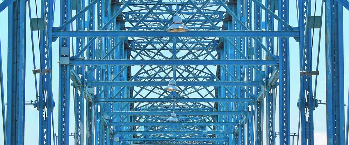 The Walnut Street Bridge is a wonderful way to cross the Tennessee River by foot or bike. The breeze that hits your face as you walk, makes it oh so refreshing and the views --- so pretty no matter which way you look! 
Built in 1890, this Bridge is one of the world's longest pedestrian bridge.  It connects downtown Chattanooga to the north shore.