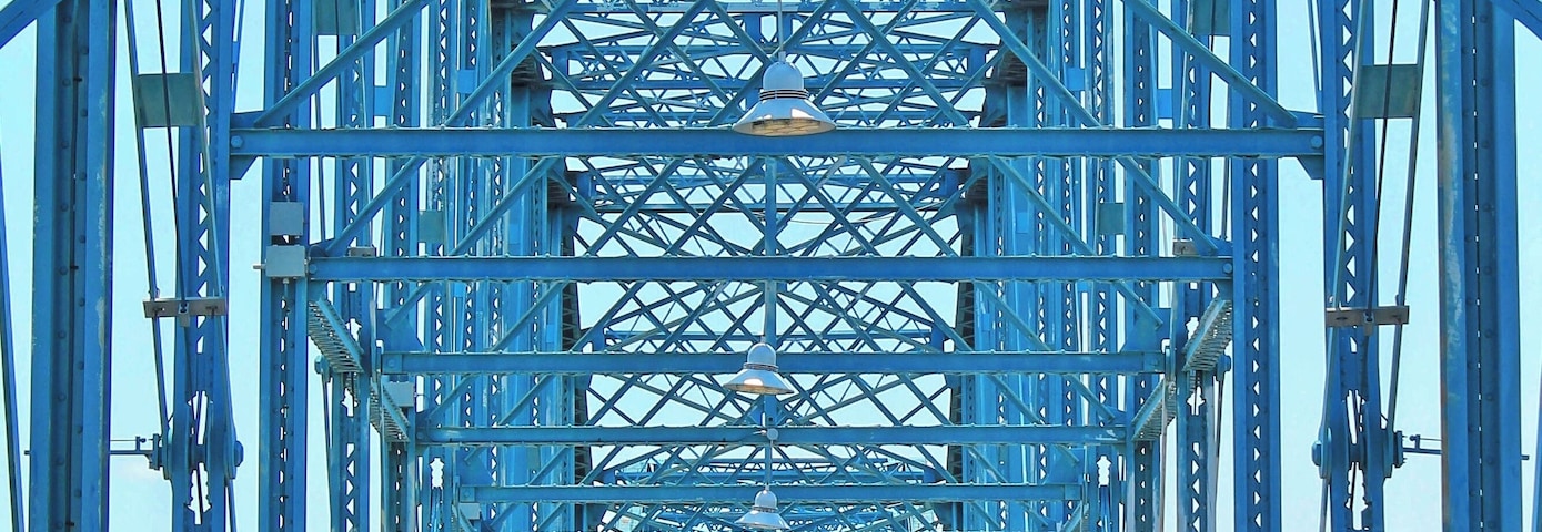 The Walnut Street Bridge is a wonderful way to cross the Tennessee River by foot or bike. The breeze that hits your face as you walk, makes it oh so refreshing and the views --- so pretty no matter which way you look! 
Built in 1890, this Bridge is one of the world's longest pedestrian bridge.  It connects downtown Chattanooga to the north shore.