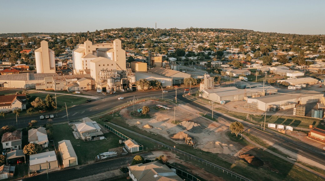 Kingaroy featuring a small town or village and landscape views