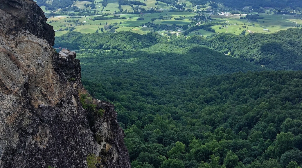 White Rocks Overlook, part of the 9 mile loop that includes Sand Cave. Beautiful way to spend a summer day.