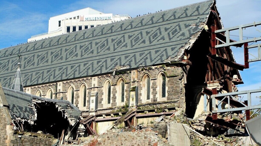 There is still damage all around Christchurch. One of the most famous buildings that got damaged is the cathedral. It makes you think about what happened.