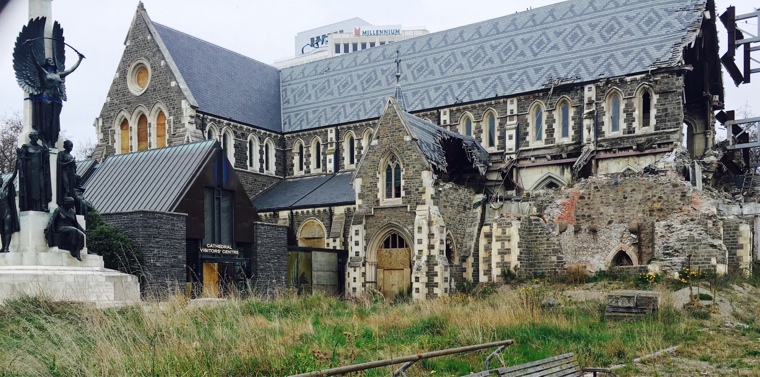 So sad to see this treasure in such a state after the earthquakes. 