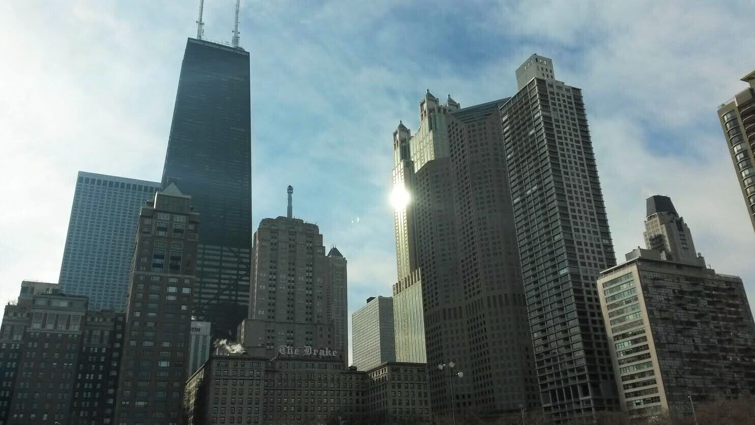 I was photographing the Lakeview Polar Bear Plunge 2016 when I took a look towards Michigan Ave.  I captured this moment.