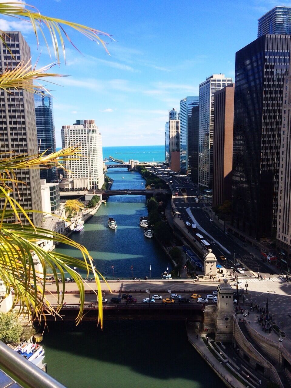 Outside sitting area at Trump Tower International. Great views and cocktails.
